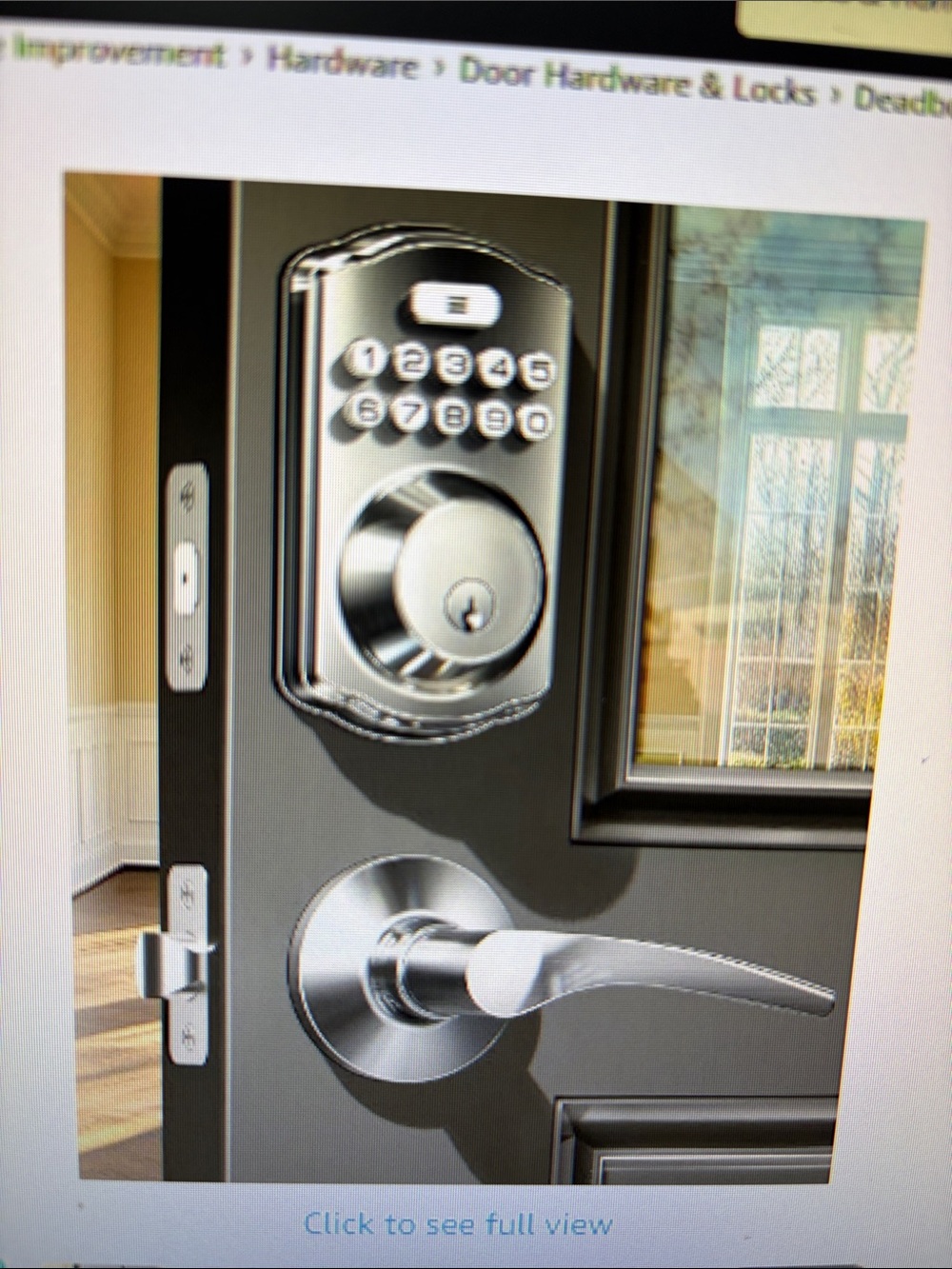 Veise KS01B Keypad Digital Deadbolt set